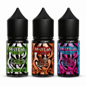 MistLab 30ml 20mg E-Liquid Vape Juice – Multi Flavors, Smooth Throat Hit