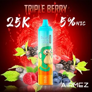Airmez Tornado 25K – 25,000 Puffs, Smart Display, Dual-Mesh, Rechargeable, EU Stock