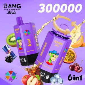 BANG LEADER STOLL 300K 300000 Puffs Rechargeable 6 in 1 Vape