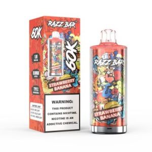 Razz Bar Crystal 60K Puff Disposable Vape EU Warehouse Stock