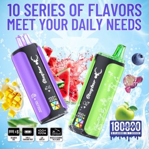Stagbar 6in1 180K Puffs Disposable Vape with Smart Display & EU Warehouse Stock